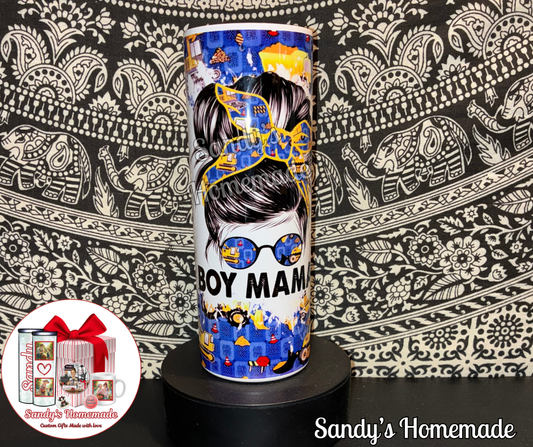 Boy mama 20 oz tumbler