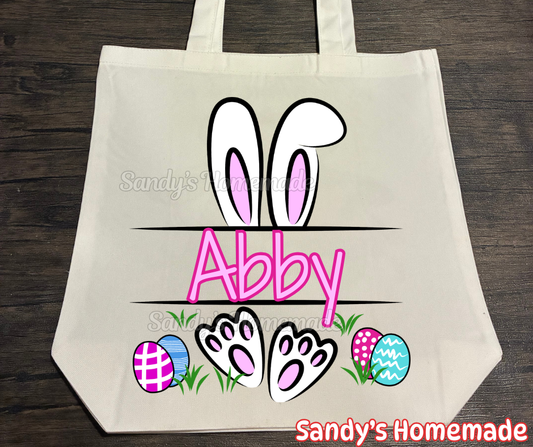 #3: Monogrammed Bunny Bag - Any Name -