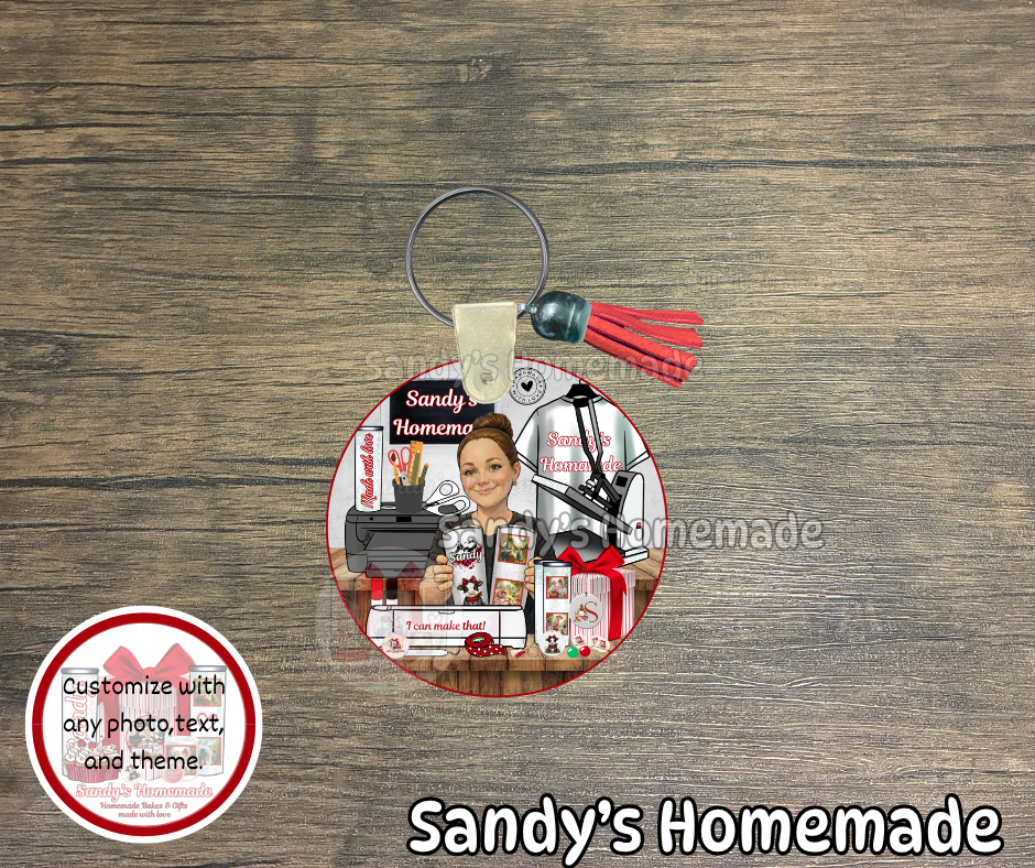 Custom keychains - Any photo, text, or theme -