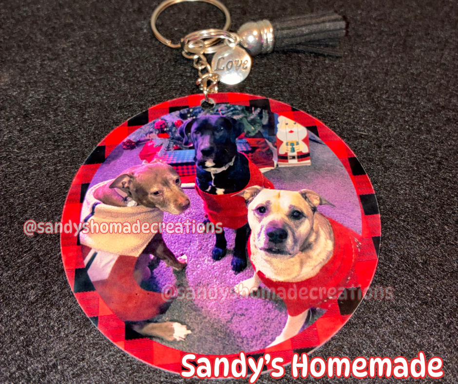 Custom Metal Photo Keychain