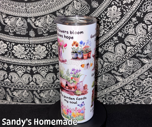 Garden quotes - 20 oz tumbler