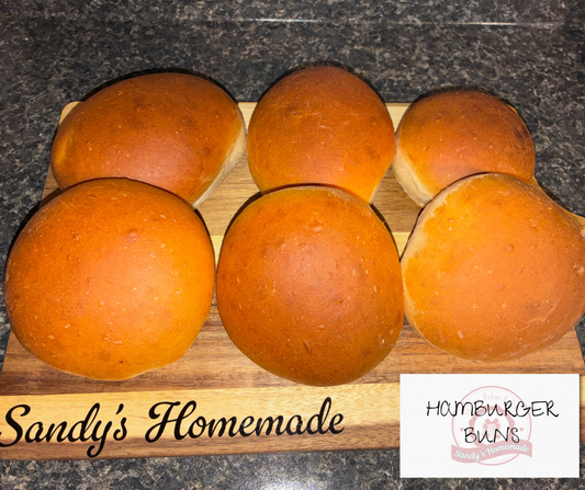 Homemade hamburger buns