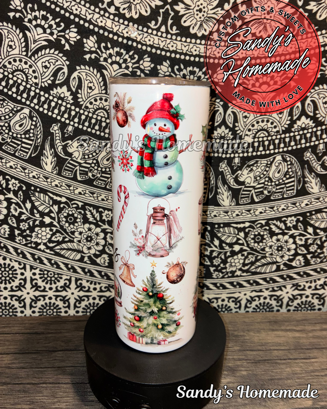 Just a girl who loves Christmas 20 oz Stainless Steel Tumbler
