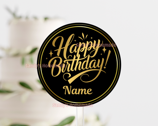 Custom Cake topper - Any photo, text or design