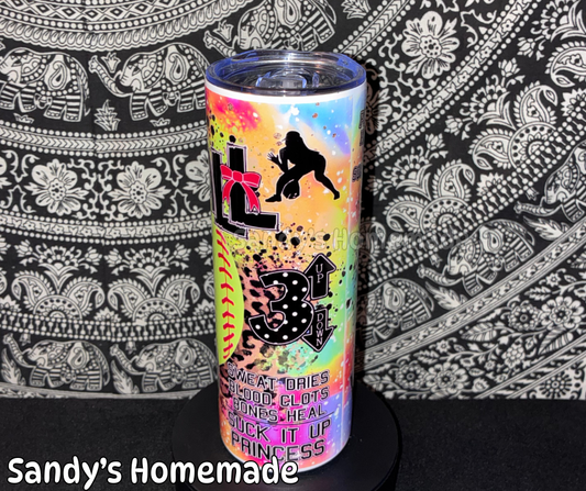 Softball life - 20 oz tumbler