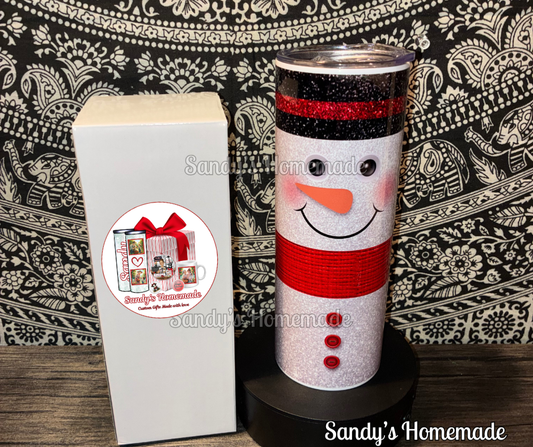 Snowman tumbler - 20 oz -