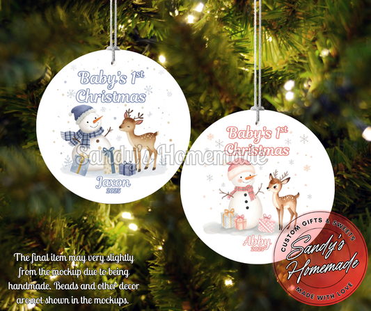 Baby's 1st Christmas Ornament