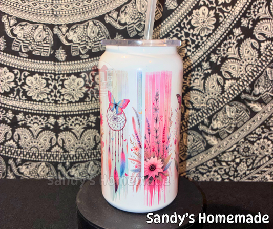 Boho 16 oz tumbler