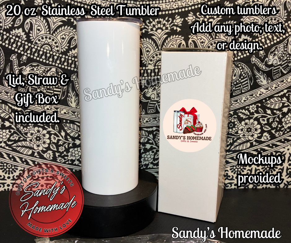 Custom Tumblers 12 & 20 oz