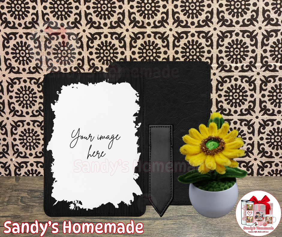 Custom Leather Photo frame - Black