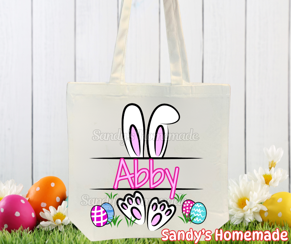 #3: Monogrammed Bunny Bag - Any Name -