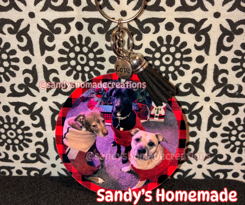 Custom Metal Photo Keychain