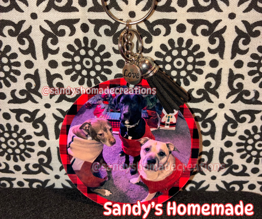 Custom Metal Photo Keychain