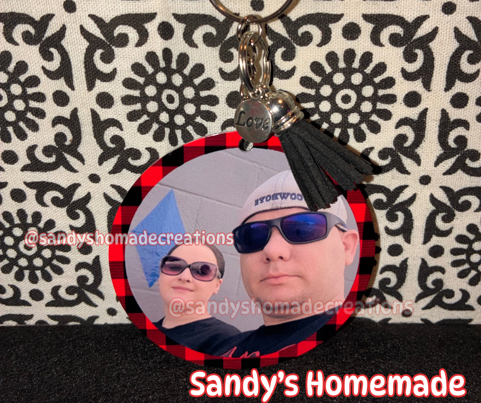 Custom Metal Photo Keychain