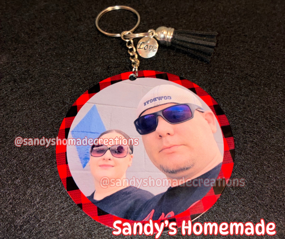 Custom Metal Photo Keychain