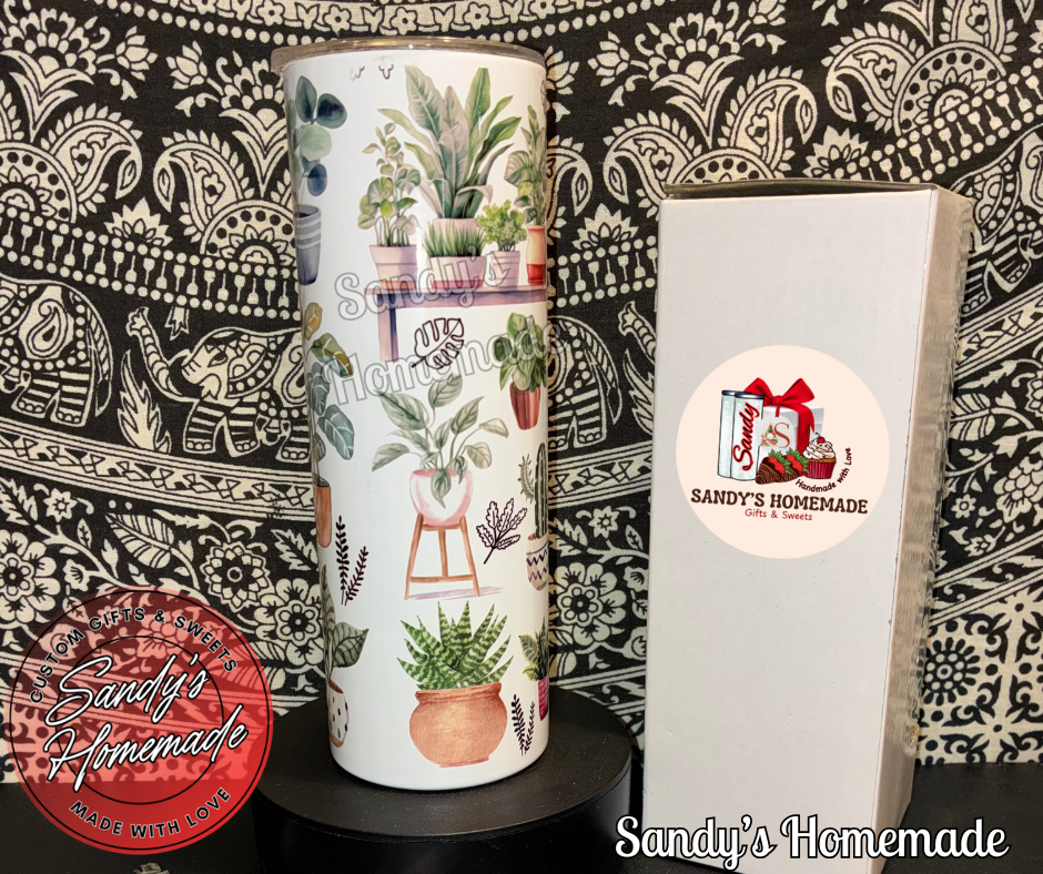 Easily distracted by plants 20 oz tumbler