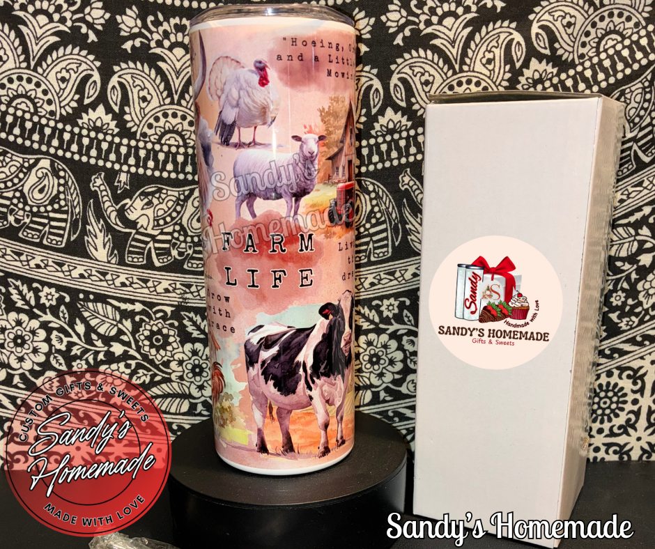 Farm life 20 oz tumbler