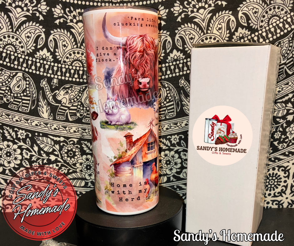 Farm life 20 oz tumbler