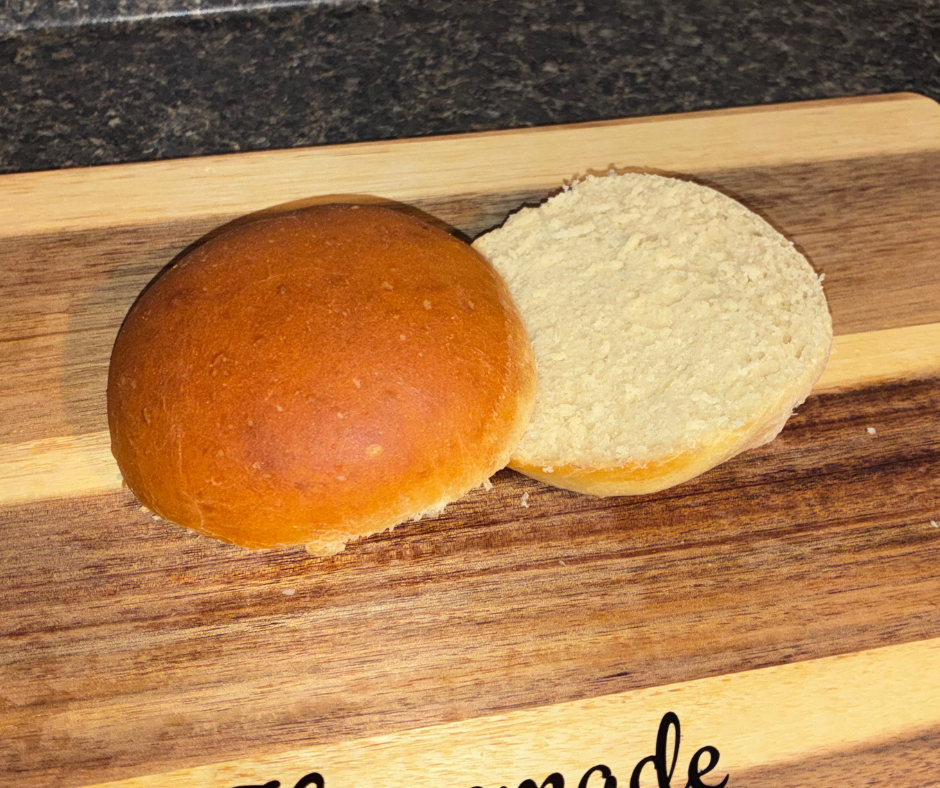 Homemade hamburger buns