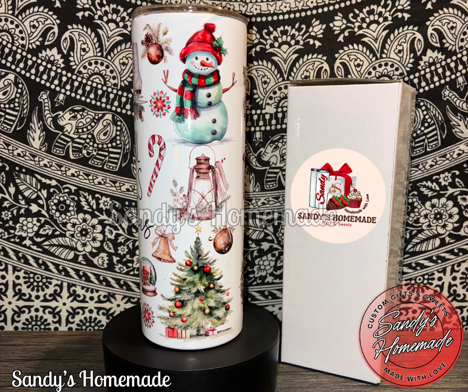 Just a girl who loves Christmas 20 oz Stainless Steel Tumbler