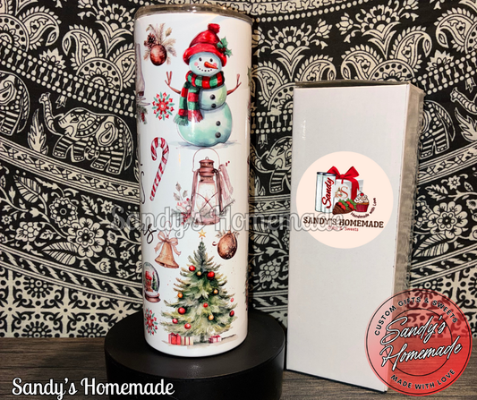 Just a girl who loves Christmas 20 oz Stainless Steel Tumbler