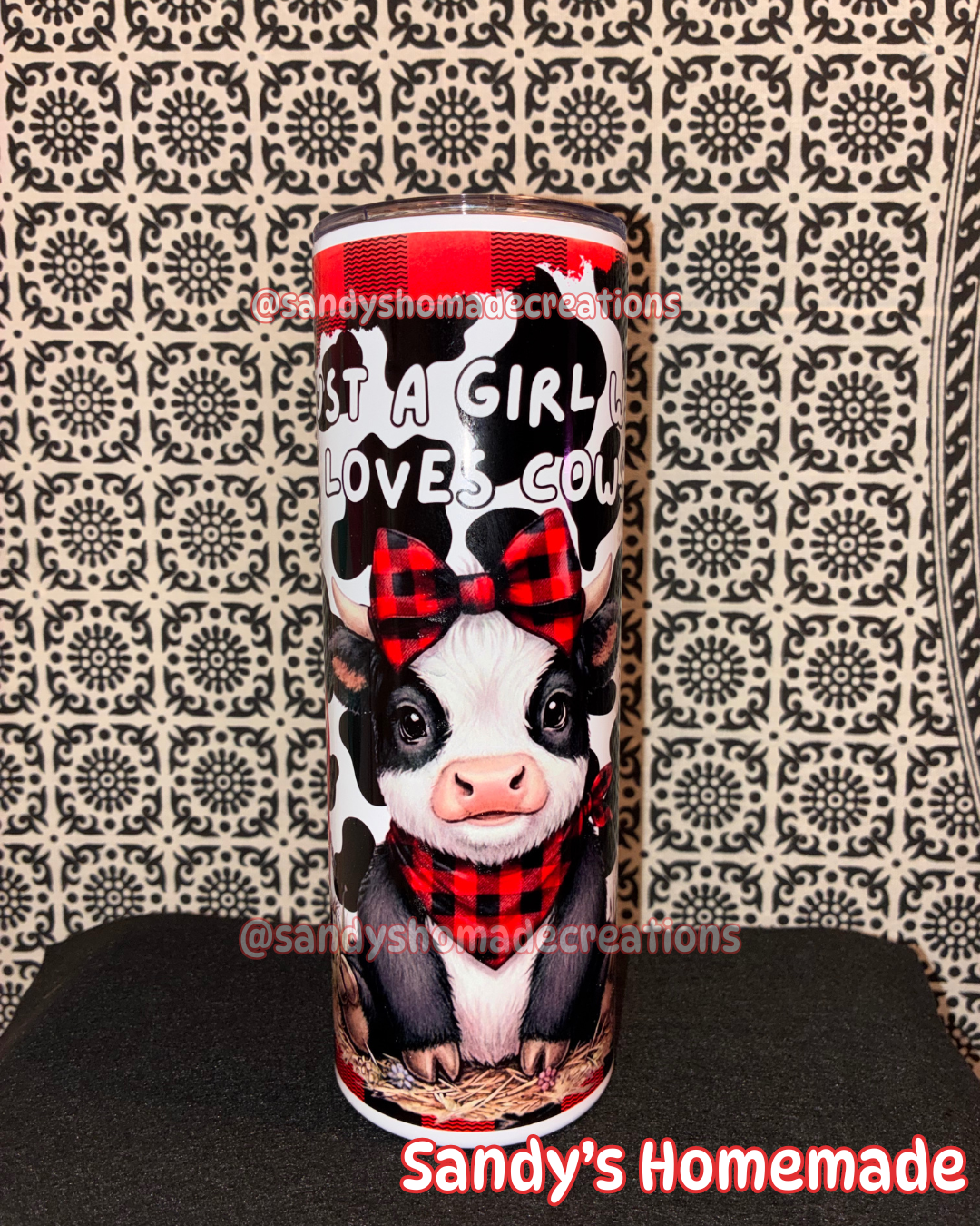 Just a girl who loves cows 20oz Tumbler