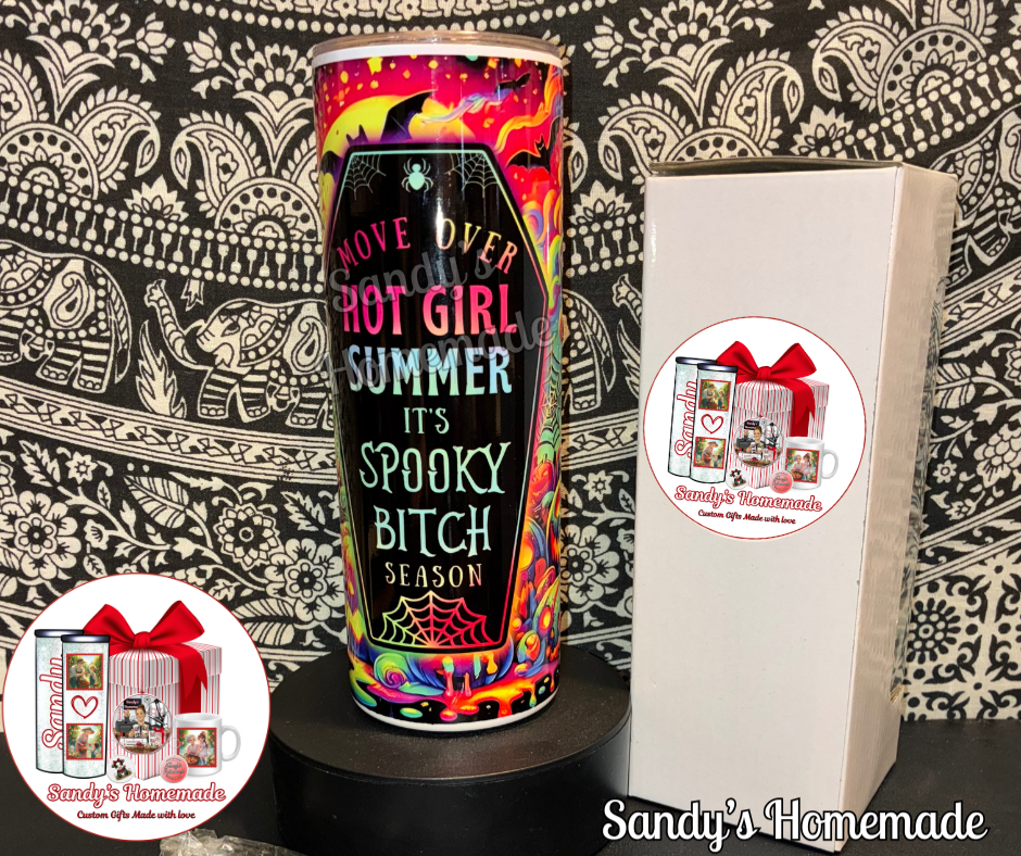 Move over hot girl summer it's spooky bitch season 20 oz tumbler