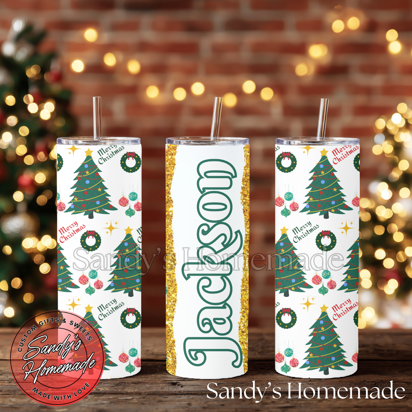 Personalized Christmas Tumblers