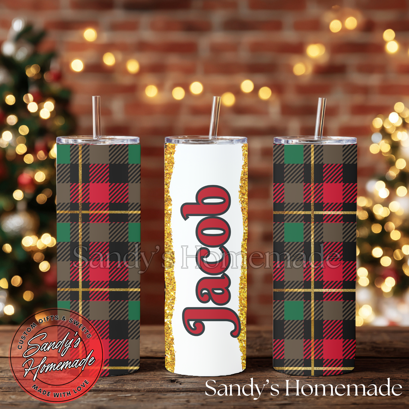Personalized Christmas Tumblers