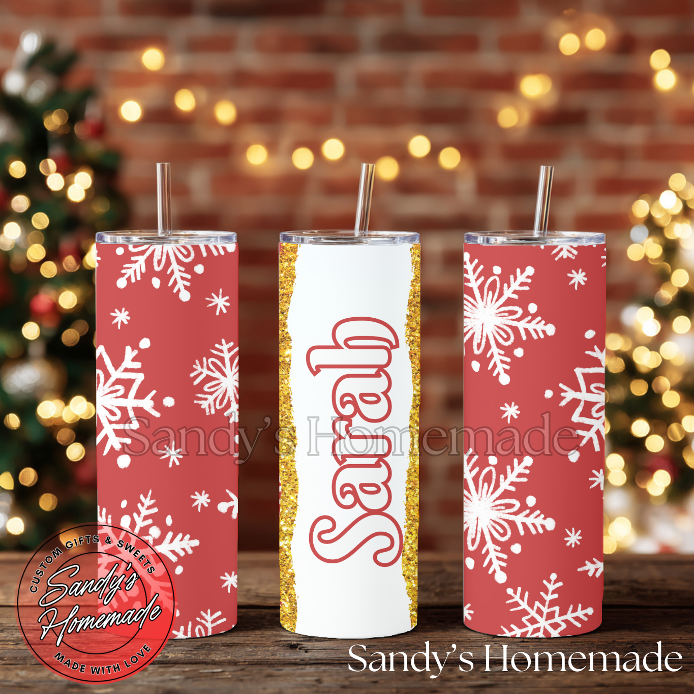 Personalized Christmas Tumblers