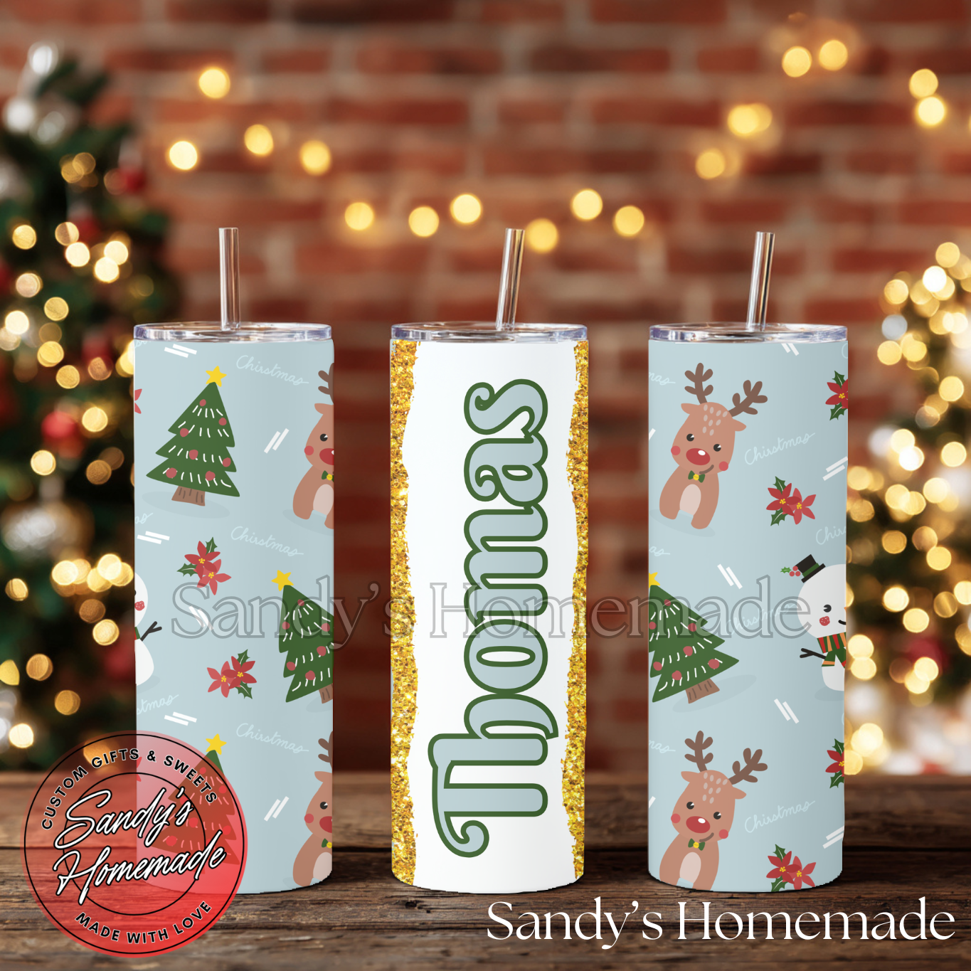 Personalized Christmas Tumblers