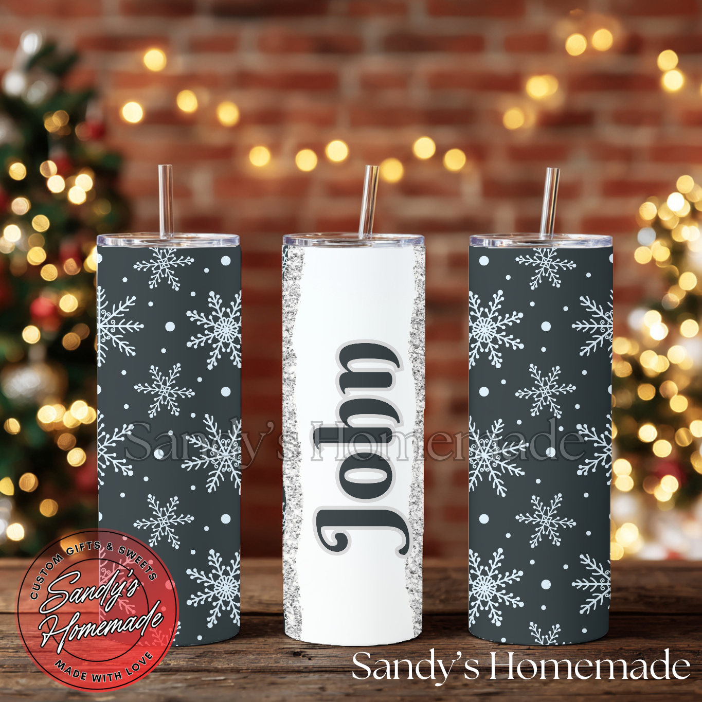 Personalized Christmas Tumblers