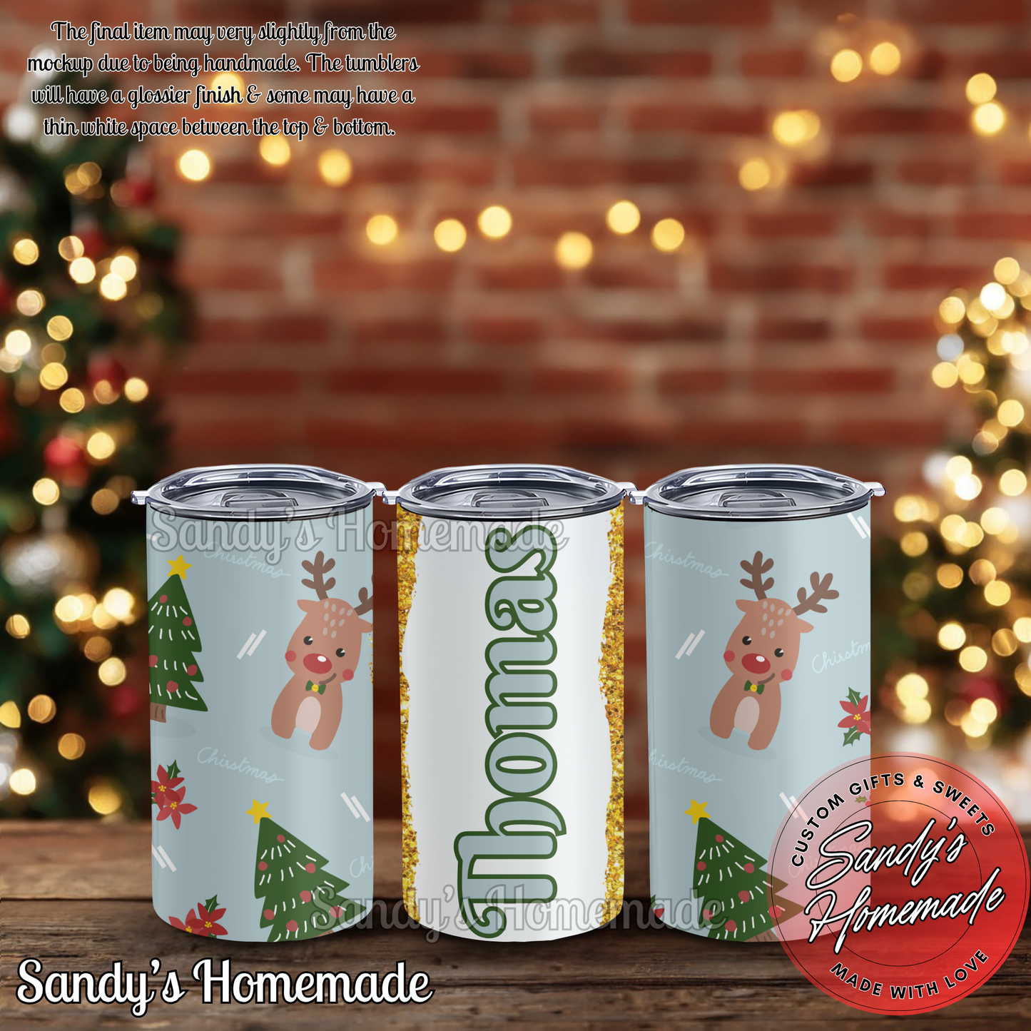 Personalized Christmas Tumblers