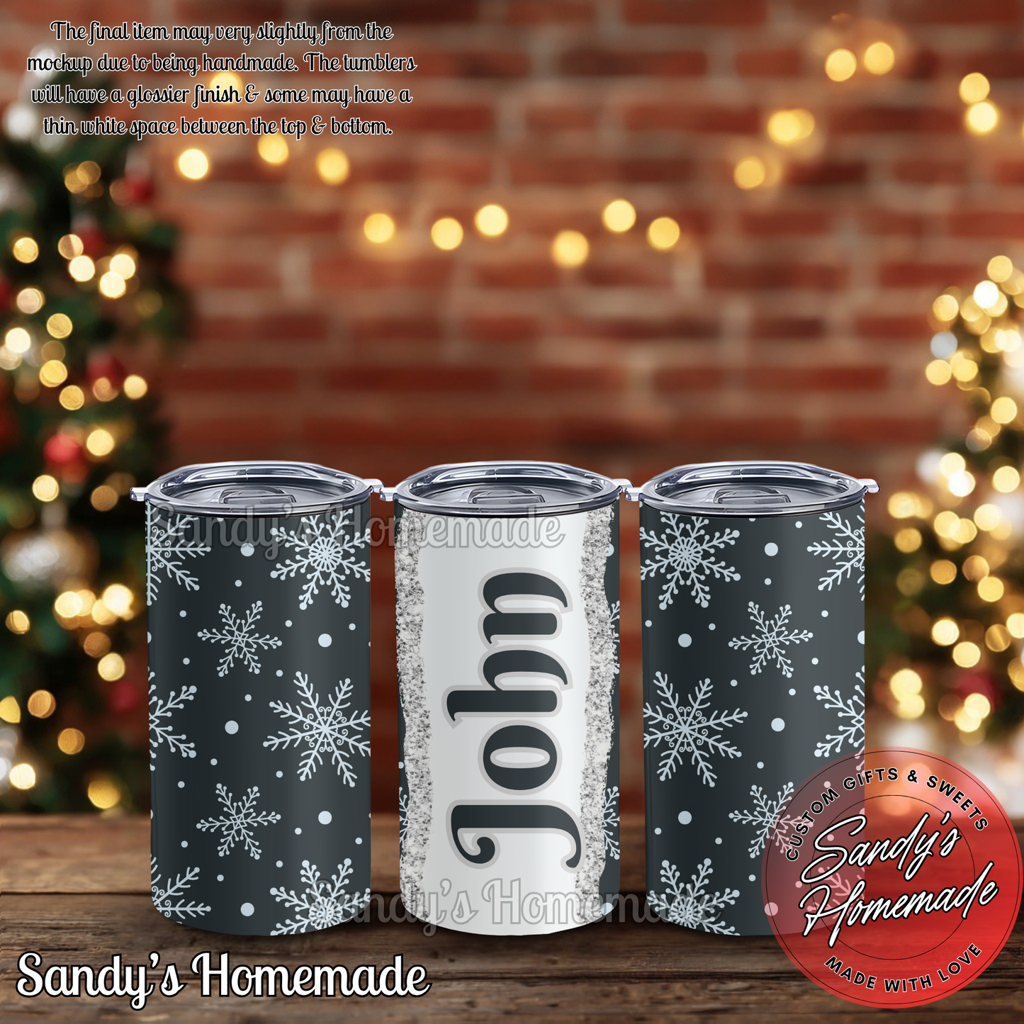 Personalized Christmas Tumblers