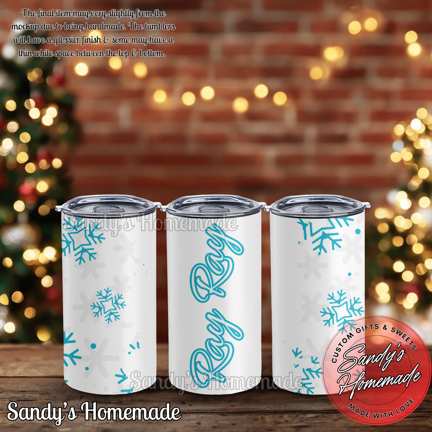 Personalized Christmas Tumblers