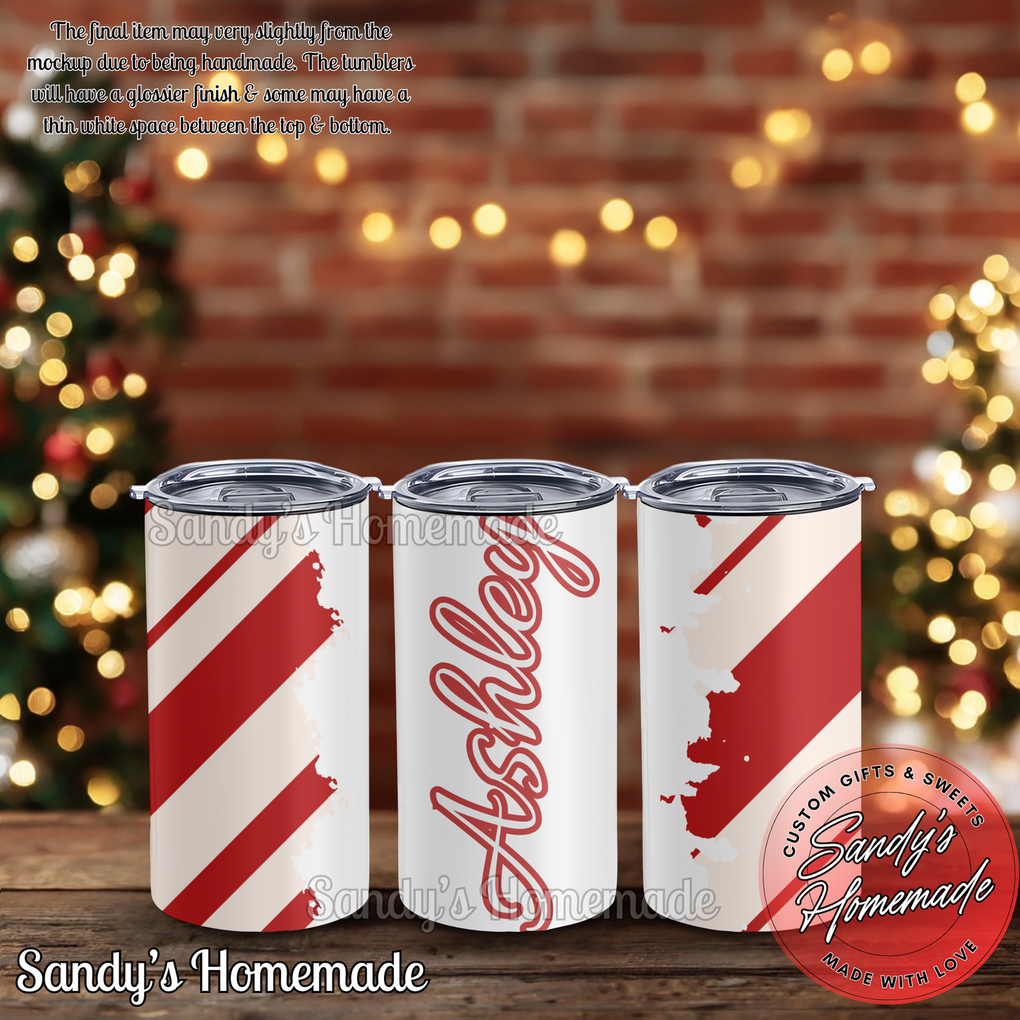 Personalized Christmas Tumblers