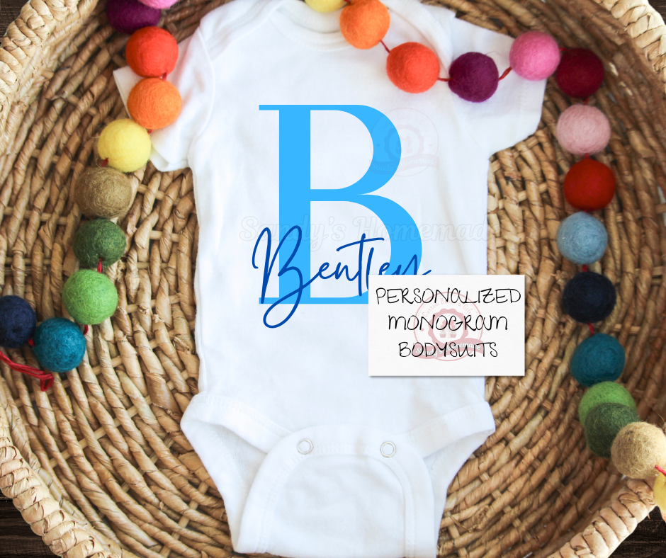 Personalized Baby Bodysuit - Personalize with any name -