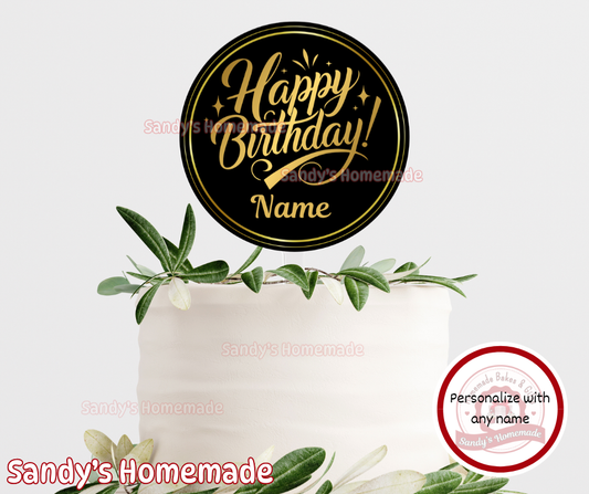 Custom Cake topper - Any photo, text or design