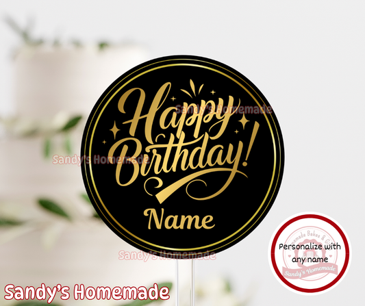 Custom Cake topper - Any photo, text or design