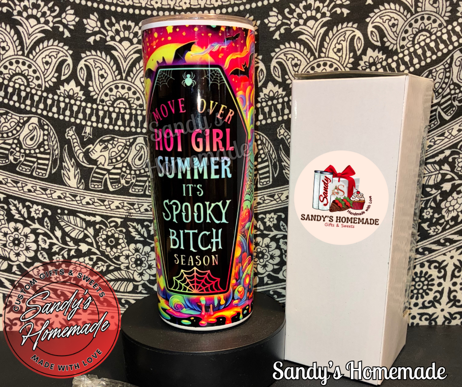 Move over hot girl summer it's spooky bitch season 20 oz tumbler