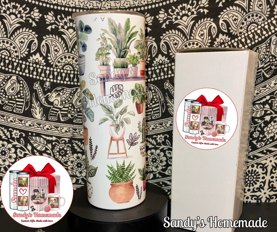 Easily distracted by plants 20 oz tumbler